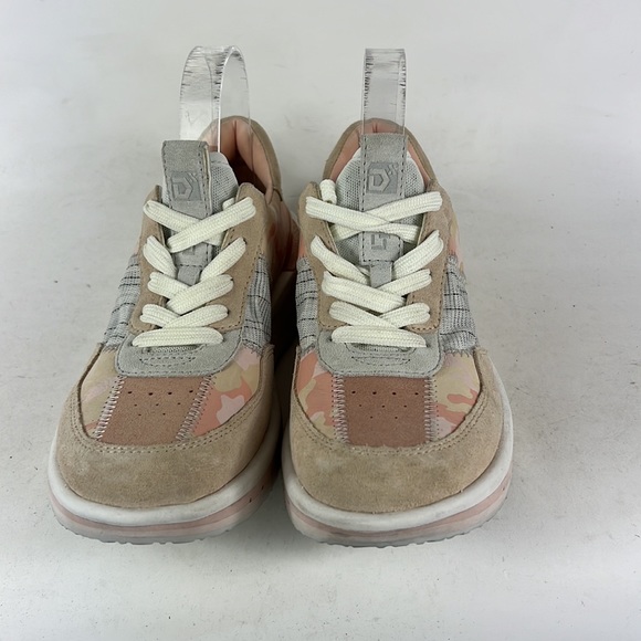 Deckers x Lab pink white waterproof athletic platform running shoes women’s 8 - Picture 4 of 9